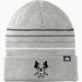 TravisMathew Striped Cuffed Beanie