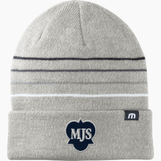 TravisMathew Striped Cuffed Beanie