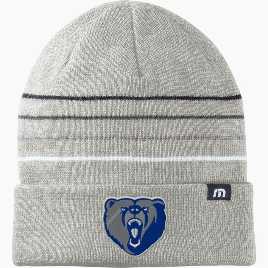 Bartram Trail Bears TravisMathew Striped Cuffed Beanie