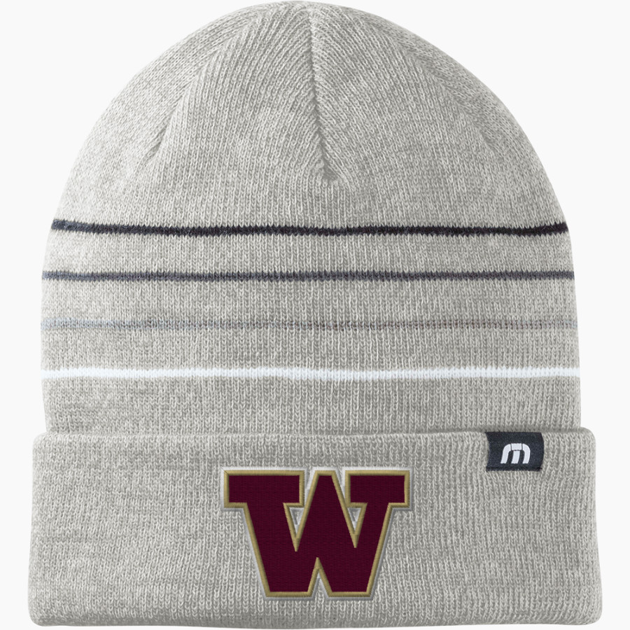 WILLIAMSTOWN HIGH SCHOOL YELLOWJACKETS <span class="pdp-name-mascot">WILLIAMSTOWN YELLOWJACKETS</span> TravisMathew Striped Cuffed Beanie