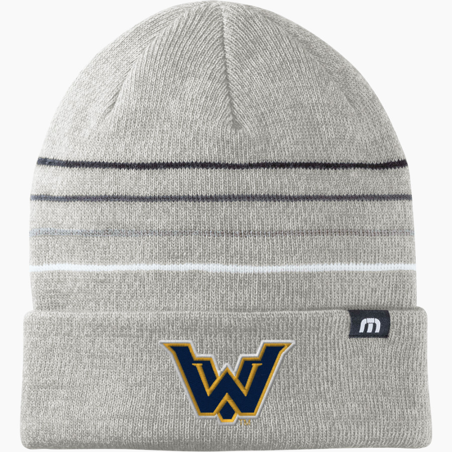 WALKER VALLEY HIGH SCHOOL MUSTANGS TravisMathew Striped Cuffed Beanie