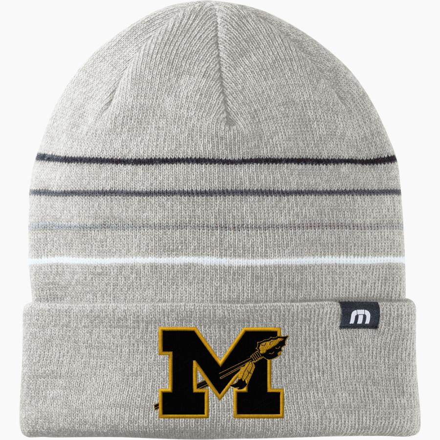 Manteo Redskins <span class="pdp-name-mascot">Manteo Redskins</span> TravisMathew Striped Cuffed Beanie