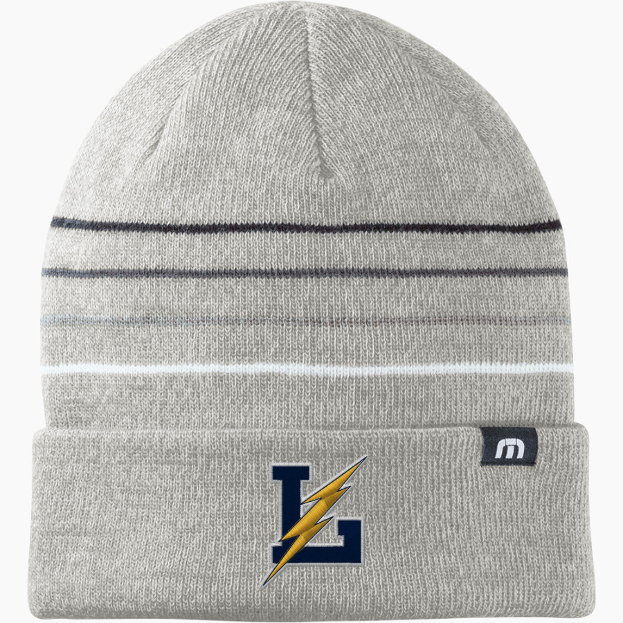 LITTLESTOWN HIGH SCHOOL THUNDERBOLTS TravisMathew Striped Cuffed Beanie