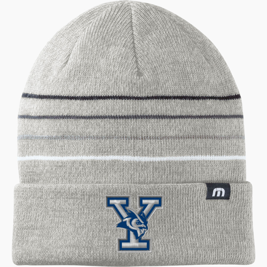 YANTIS HIGH SCHOOL OWLS TravisMathew Striped Cuffed Beanie