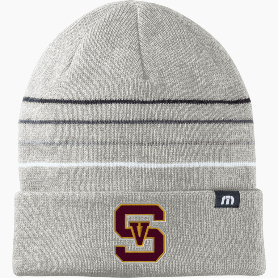 SIMI VALLEY HIGH SCHOOL PIONEERS TravisMathew Striped Cuffed Beanie
