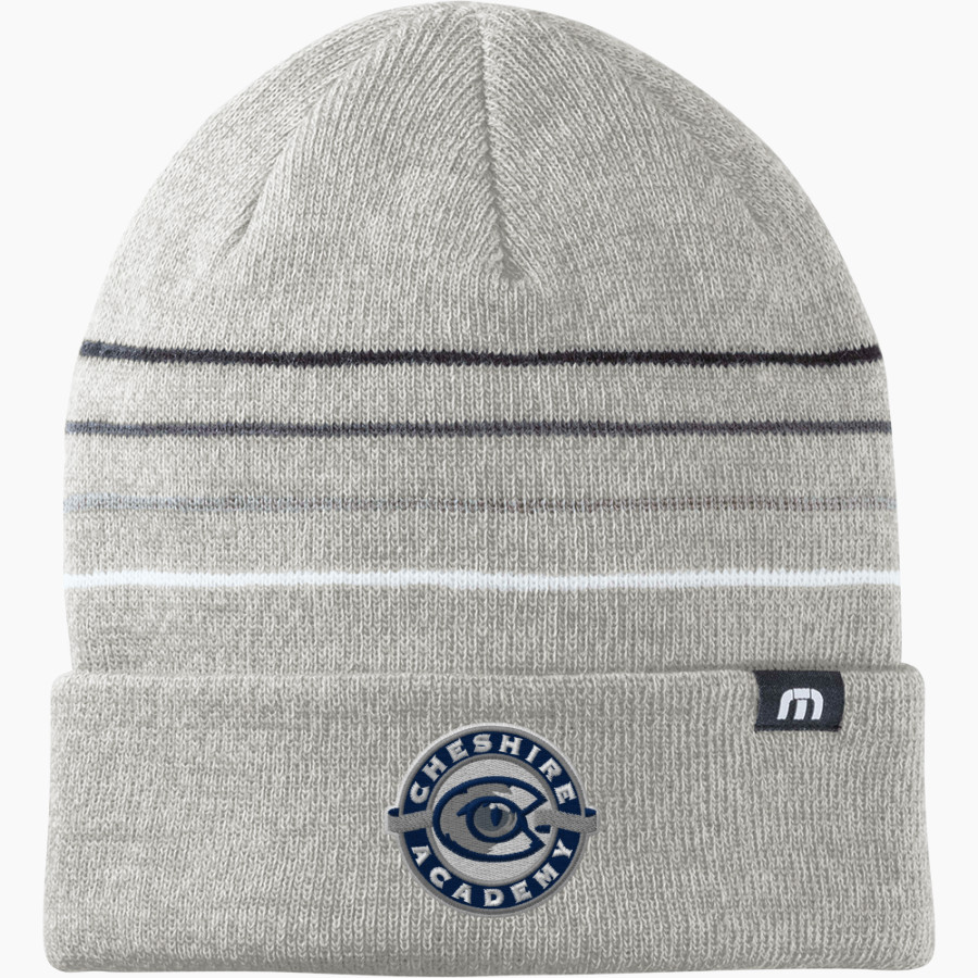 Official Online Store <span class="pdp-name-mascot">Cheshire Academy</span> TravisMathew Striped Cuffed Beanie
