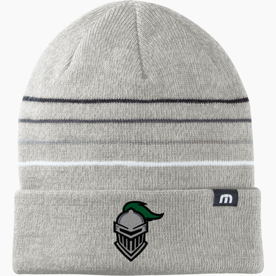 West Lutheran Warriors TravisMathew Striped Cuffed Beanie