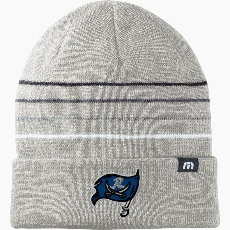 REHOBETH HIGH SCHOOL REBELS TravisMathew Striped Cuffed Beanie