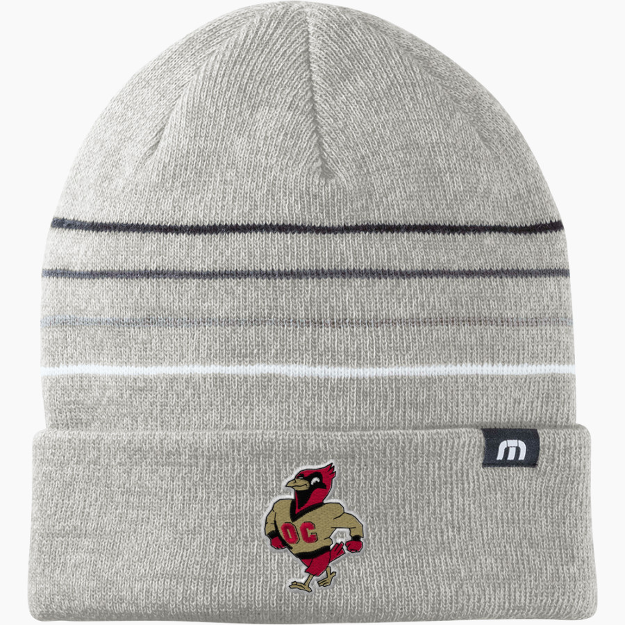 Otterbein University Cardinals TravisMathew Striped Cuffed Beanie