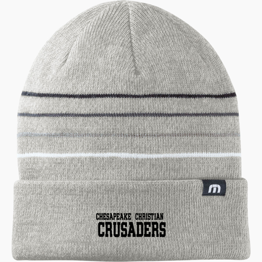 Chesapeake Christian Crusaders <span class="pdp-name-mascot">Chesapeake Christian Crusaders</span> TravisMathew Striped Cuffed Beanie