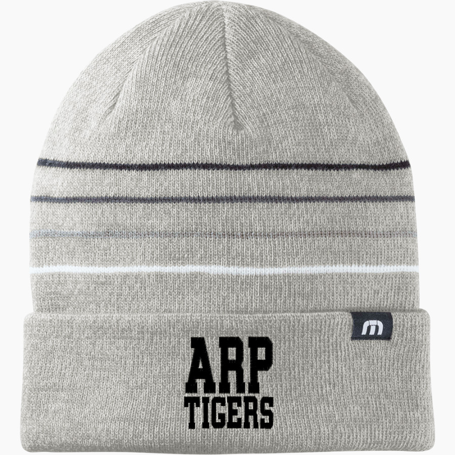 ARP HIGH SCHOOL TIGERS <span class="pdp-name-mascot">ARP TIGERS</span> TravisMathew Striped Cuffed Beanie