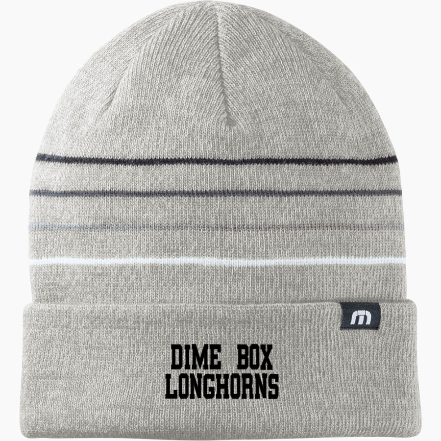 DIME BOX HIGH SCHOOL LONGHORNS <span class="pdp-name-mascot">DIME BOX LONGHORNS</span> TravisMathew Striped Cuffed Beanie