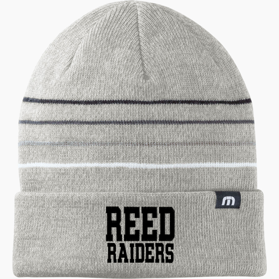 REED HIGH SCHOOL REED RAIDERS <span class="pdp-name-mascot">REED REED RAIDERS</span> TravisMathew Striped Cuffed Beanie