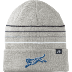 Crow Tigers <span class="pdp-name-mascot">Crow Middle School Tigers</span> TravisMathew Striped Cuffed Beanie Front Thumbnail
