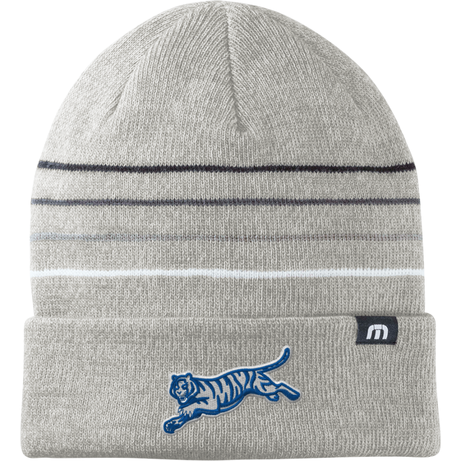 Crow Tigers <span class="pdp-name-mascot">Crow Middle School Tigers</span> TravisMathew Striped Cuffed Beanie