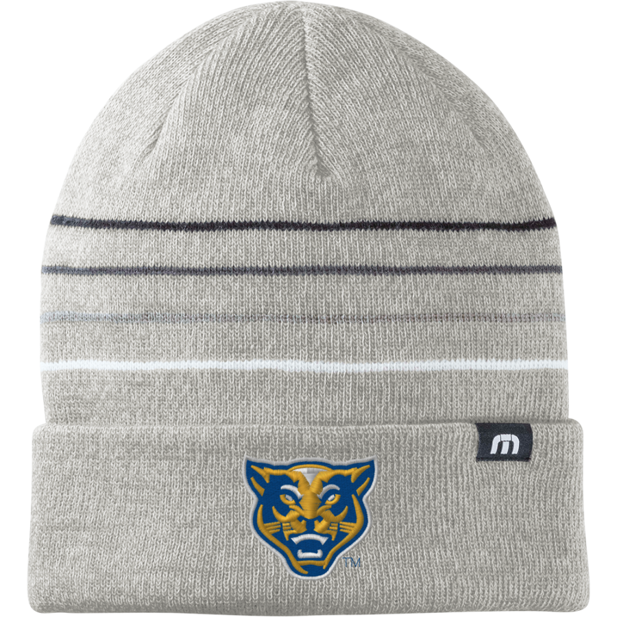 Greenfield Central Cougars Online Store <span class="pdp-name-mascot">Greenfield-Central Cougars</span> TravisMathew Striped Cuffed Beanie
