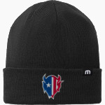 ZANESVILLE HIGH SCHOOL BLUE DEVILS TravisMathew Solid Cuffed Beanie Front Thumbnail