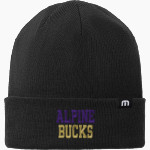 ALPINE HIGH SCHOOL BUCKS <span class="pdp-name-mascot">ALPINE BUCKS</span> TravisMathew Solid Cuffed Beanie Front Thumbnail