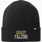 WM E GRADY VOC TECH SCHOOL FALCONS TravisMathew Solid Cuffed Beanie Front Thumbnail