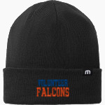 VOLUNTEER HIGH SCHOOL FALCONS <span class="pdp-name-mascot">VOLUNTEER FALCONS</span> TravisMathew Solid Cuffed Beanie Front Thumbnail