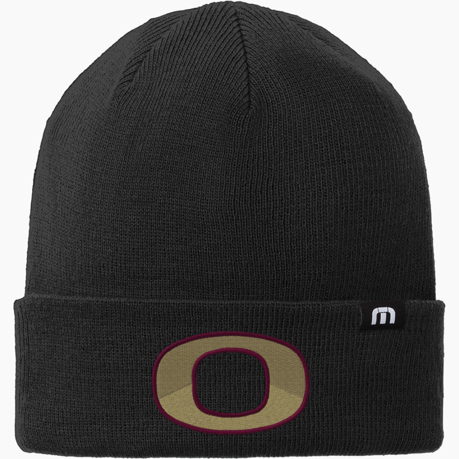 Omro School District Sideline Store <span class="pdp-name-mascot">OMRO FOXES</span> TravisMathew Solid Cuffed Beanie
