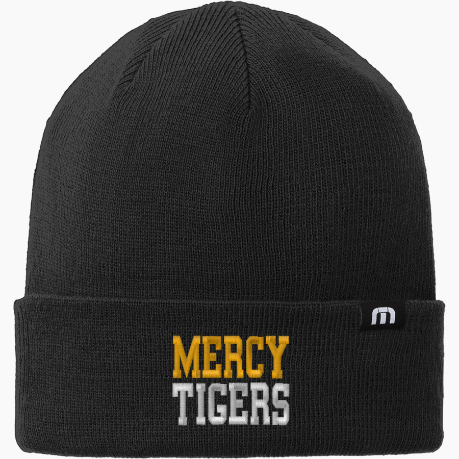 Mercy High School Tigers Online Store TravisMathew Solid Cuffed Beanie