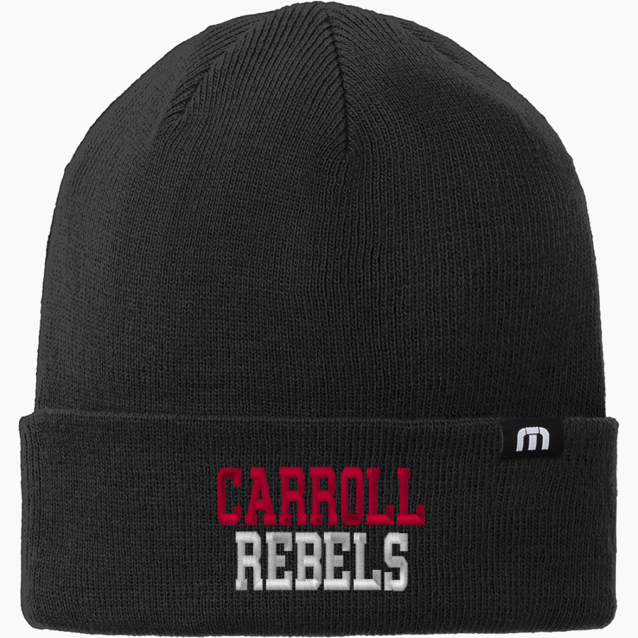 Carroll Rebels <span class="pdp-name-mascot">Carroll</span> TravisMathew Solid Cuffed Beanie