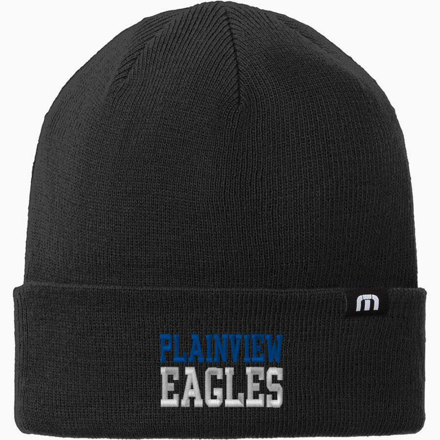 PLAINVIEW CHRISTIAN ACADEMY EAGLES <span class="pdp-name-mascot">PLAINVIEW EAGLES</span> TravisMathew Solid Cuffed Beanie