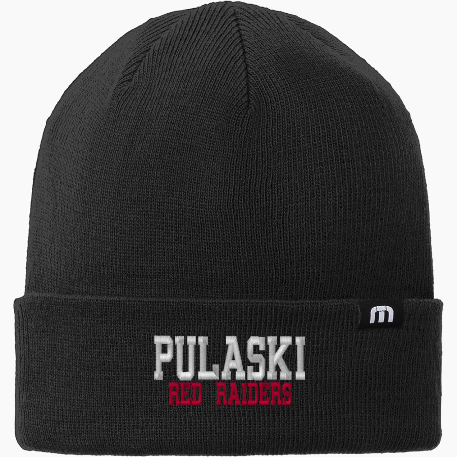 Pulaski Red Raiders TravisMathew Solid Cuffed Beanie
