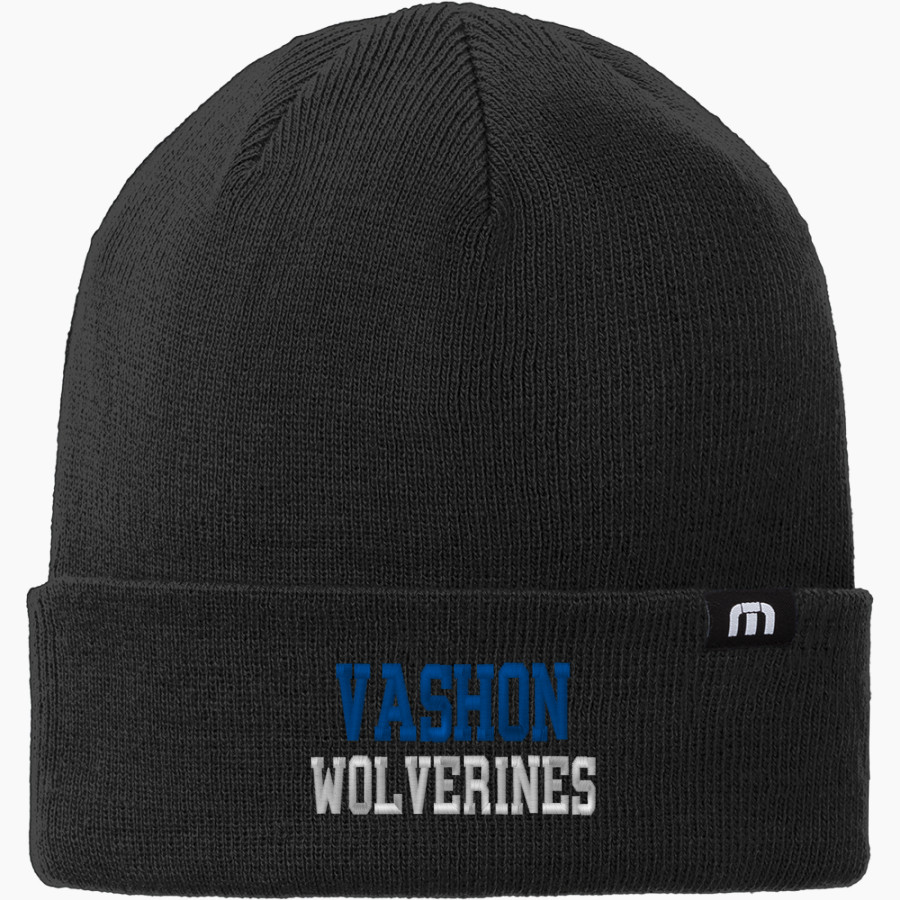 VASHON HIGH SCHOOL WOLVERINES <span class="pdp-name-mascot">VASHON WOLVERINES</span> TravisMathew Solid Cuffed Beanie