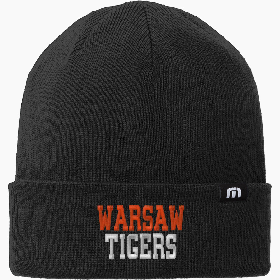WARSAW HIGH SCHOOL TIGERS <span class="pdp-name-mascot">WARSAW TIGERS</span> TravisMathew Solid Cuffed Beanie