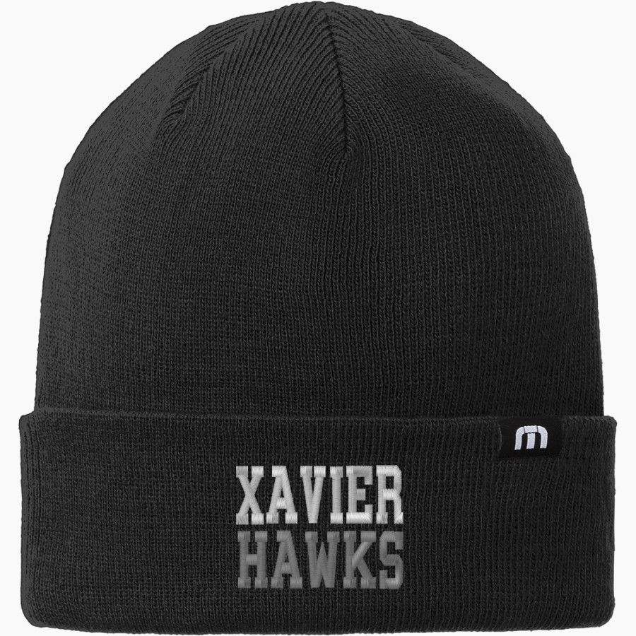 XAVIER HIGH SCHOOL HAWKS <span class="pdp-name-mascot">XAVIER HAWKS</span> TravisMathew Solid Cuffed Beanie