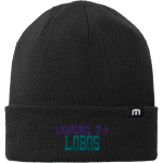 Lawrence 3-8 Lobos <span class="pdp-name-mascot">Lawrence 3-8 School Lobos</span> TravisMathew Solid Cuffed Beanie Front Thumbnail