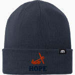 Hope College Online Athletics Store <span class="pdp-name-mascot">Hope Flying Dutch</span> TravisMathew Solid Cuffed Beanie Front Thumbnail