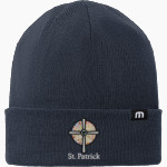 St. Patrick of Heatherdowns Irish TravisMathew Solid Cuffed Beanie Front Thumbnail