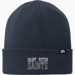 Saint Peter High School SAINTS ONLINE STORE <span class="pdp-name-mascot">Saint Peter Saints</span> TravisMathew Solid Cuffed Beanie Front Thumbnail
