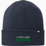 St. Patrick's Academy Wolfhounds <span class="pdp-name-mascot">Great Falls Central Catholic H S Mustangs</span> TravisMathew Solid Cuffed Beanie Front Thumbnail