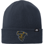 POMPANO BEACH HIGH SCHOOL GOLDEN TORNADOES <span class="pdp-name-mascot">POMPANO BEACH GOLDEN TORNADOES</span> TravisMathew Solid Cuffed Beanie Front Thumbnail