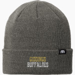 GIDDINGS BUFFALOS TravisMathew Solid Cuffed Beanie Front Thumbnail
