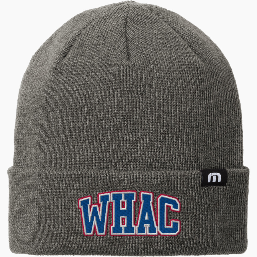 WOLVERINE-HOOSIER ATHLETIC CONFERENCE <span class="pdp-name-mascot">WOLVERINE-HOOSIER ATHLETIC CONFERENCE</span> TravisMathew Solid Cuffed Beanie