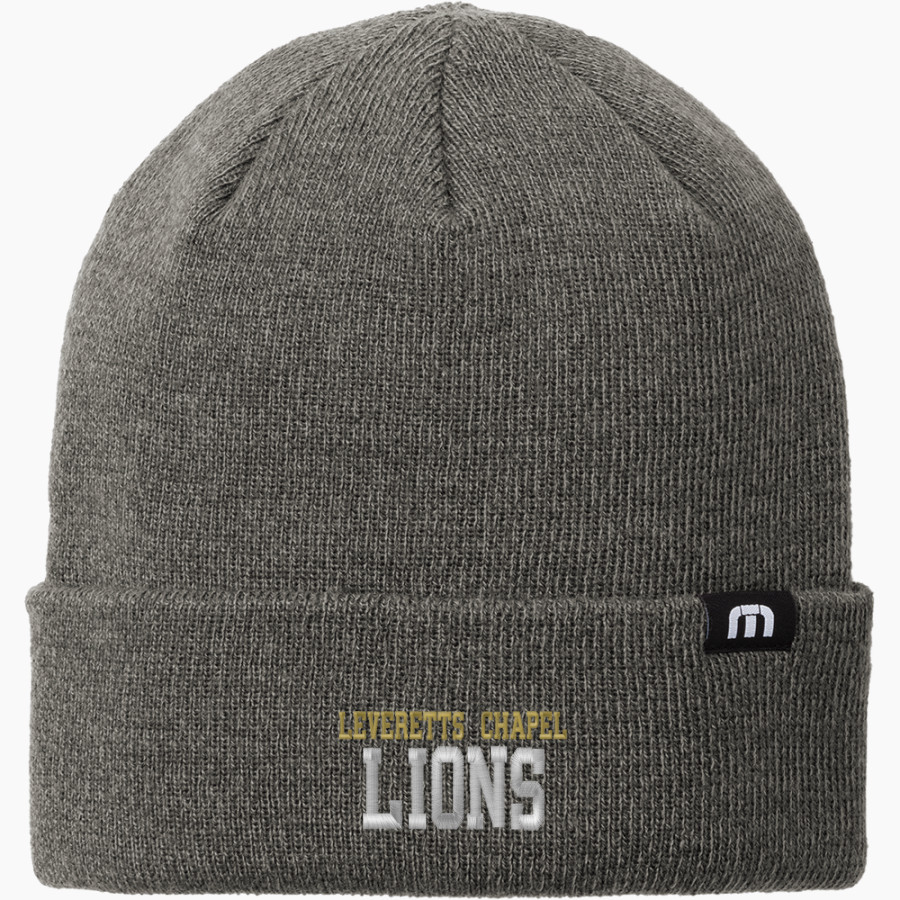 LEVERETTS CHAPEL HIGH SCHOOL LIONS <span class="pdp-name-mascot">LEVERETTS CHAPEL LIONS</span> TravisMathew Solid Cuffed Beanie