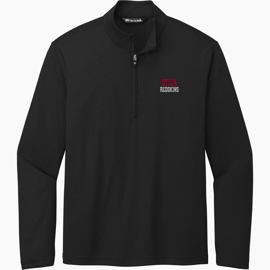 UTICA HIGH SCHOOL REDSKINS <span class="pdp-name-mascot">UTICA REDSKINS</span> TravisMathew Men's Coto Performance 1/4-Zip