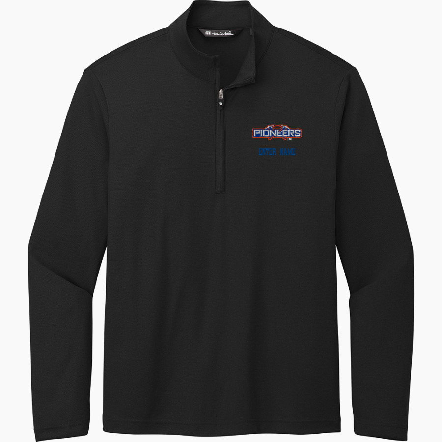 UW-Platteville PIONEERS ONLINE STORE <span class="pdp-name-mascot">UW-Platteville Pioneers</span> TravisMathew Men's Coto Performance 1/4-Zip