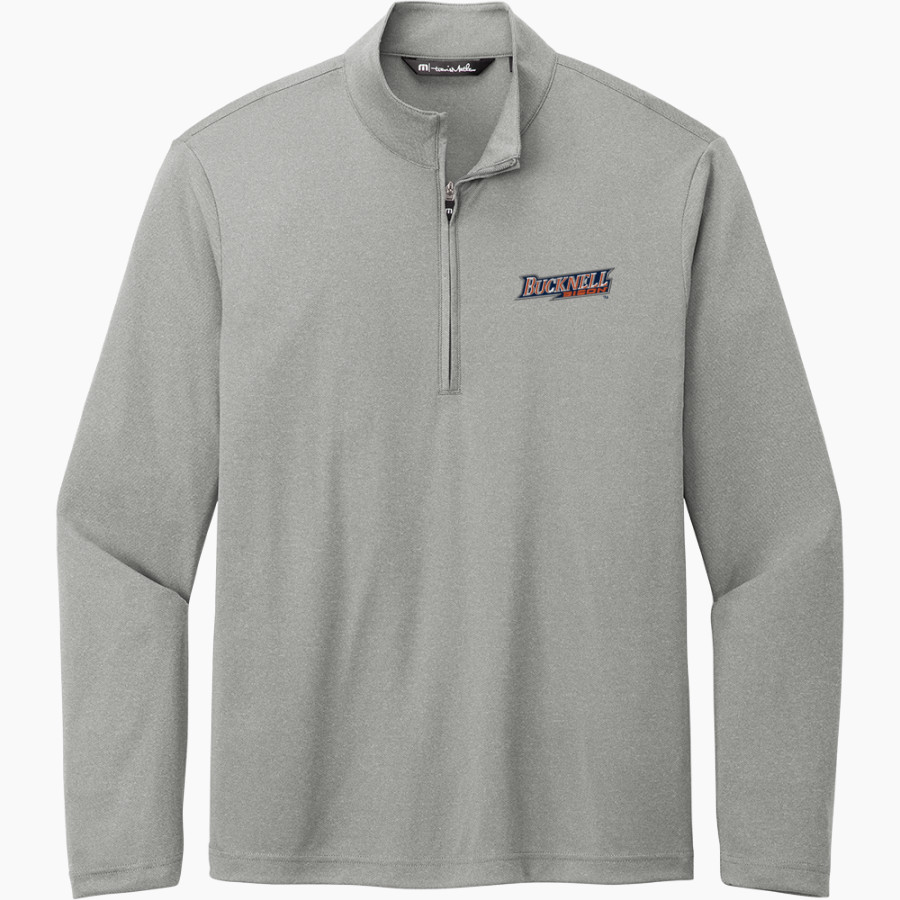 Official Bucknell Sideline Exclusive Shop <span class="pdp-name-mascot">Bucknell Bison</span> TravisMathew Men's Coto Performance 1/4-Zip