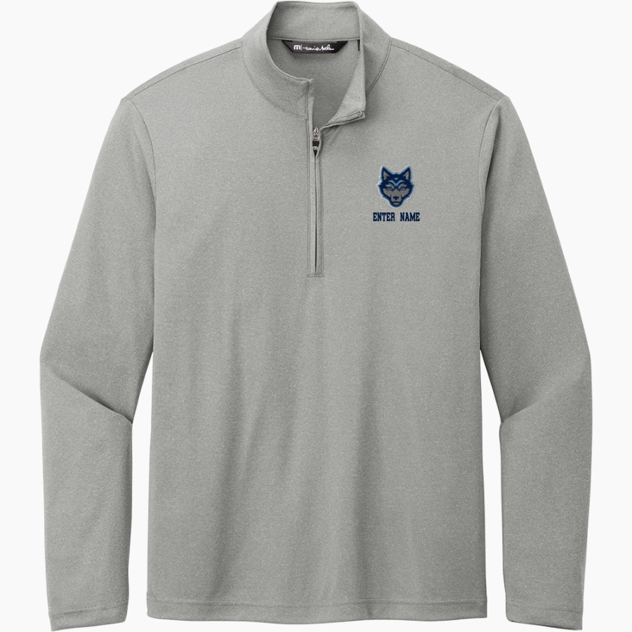 Sun Prairie West Wolves <span class="pdp-name-mascot">Sun Prairie West High School Wolves</span> TravisMathew Men's Coto Performance 1/4-Zip