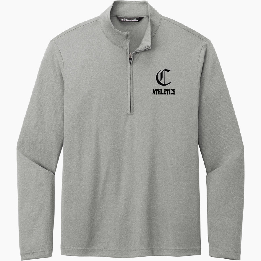 CISTERCIAN PREPARATORY SCHOOL HAWKS <span class="pdp-name-mascot">CISTERCIAN HAWKS</span> TravisMathew Men's Coto Performance 1/4-Zip