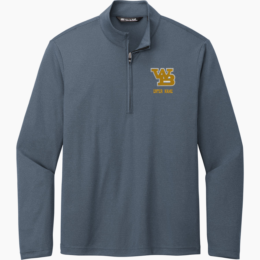 West Babylon Eagles TravisMathew Men's Coto Performance 1/4-Zip