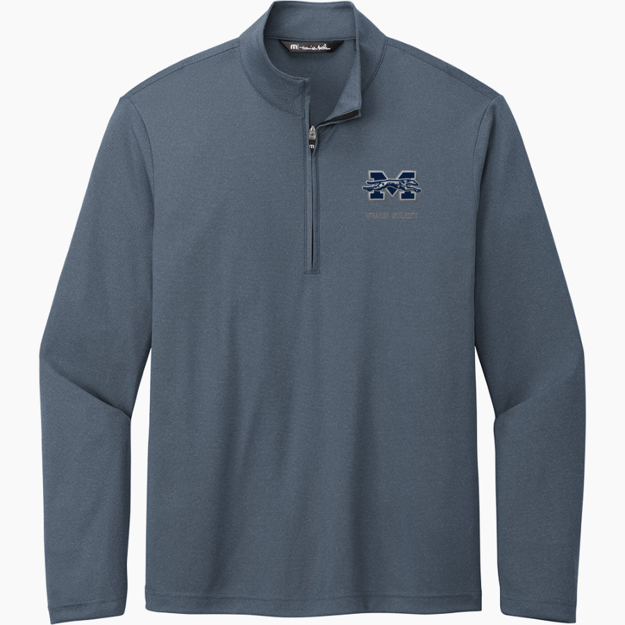 Moravian University Greyhounds <span class="pdp-name-mascot">Moravian University Greyhounds</span> TravisMathew Men's Coto Performance 1/4-Zip