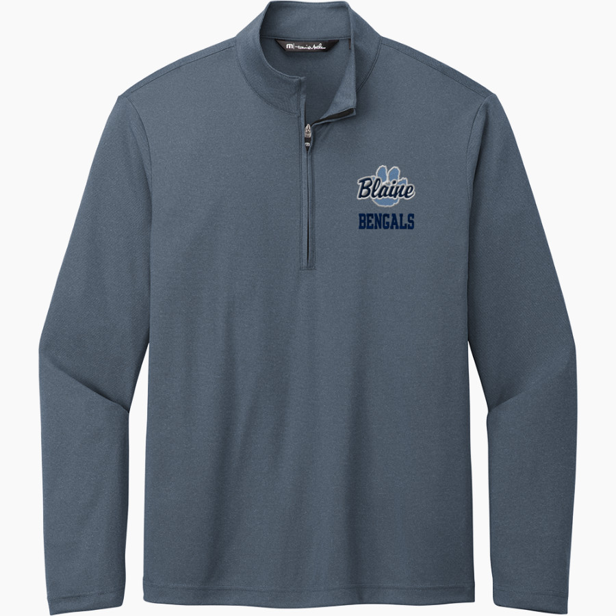 Blaine Bengals <span class="pdp-name-mascot">Blaine Bengals</span> TravisMathew Men's Coto Performance 1/4-Zip