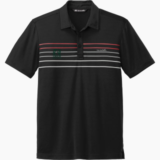 TravisMathew Men's Coto Performance Chest Stripe Polo